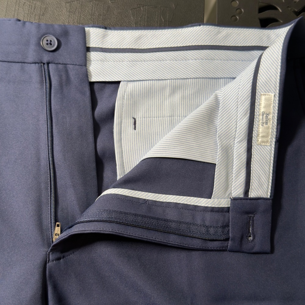 Peter Millar Salem Classic Fit Shorts Mens 38 Navy Excellent Performance ME0EB82 - Picture 3 of 14